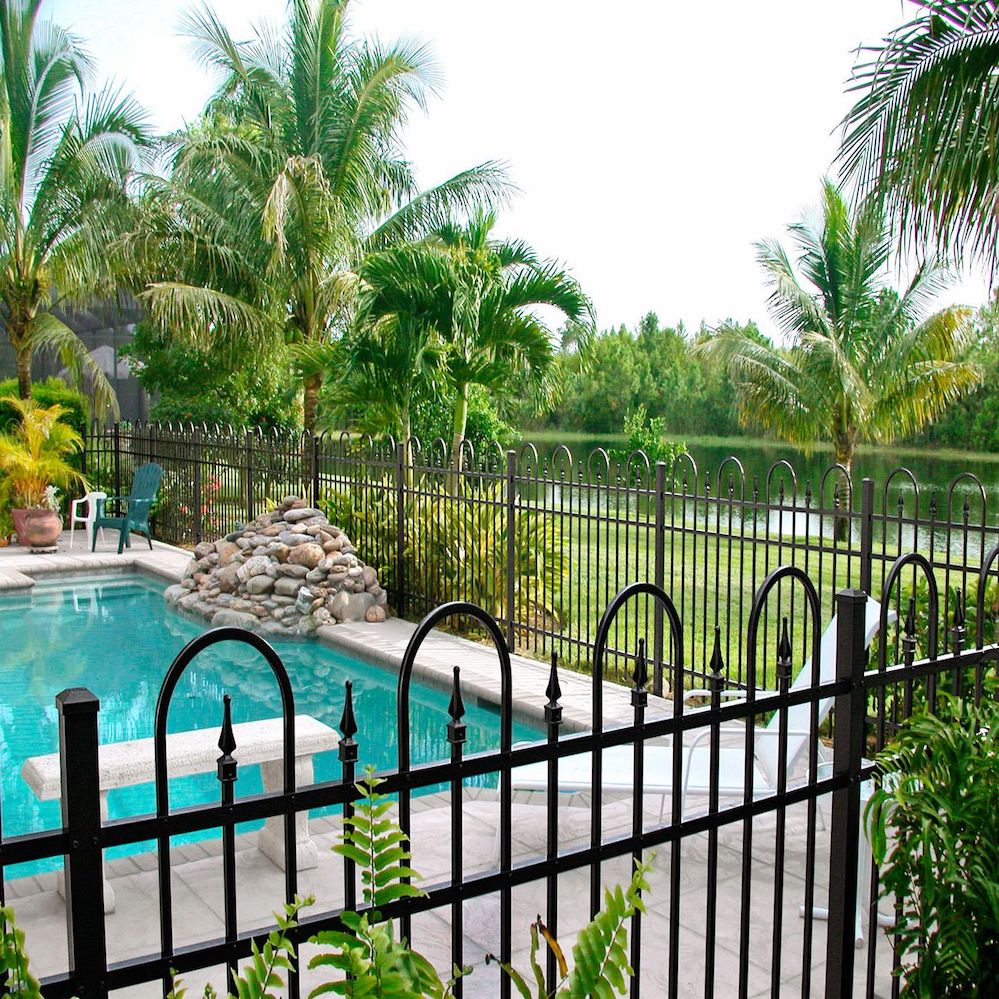 Hoop and Picket Fence and Gate